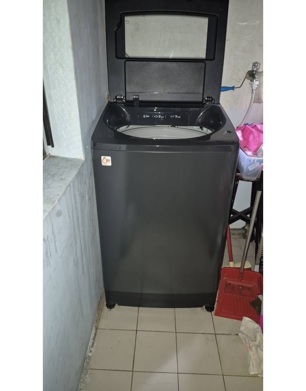 洗衣機包裝前後